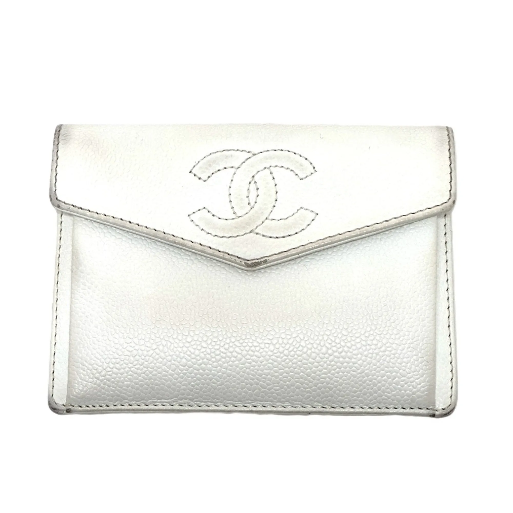 Chanel Grained Calfskin Wallet (Bi-Fold) (Pre-Owned)