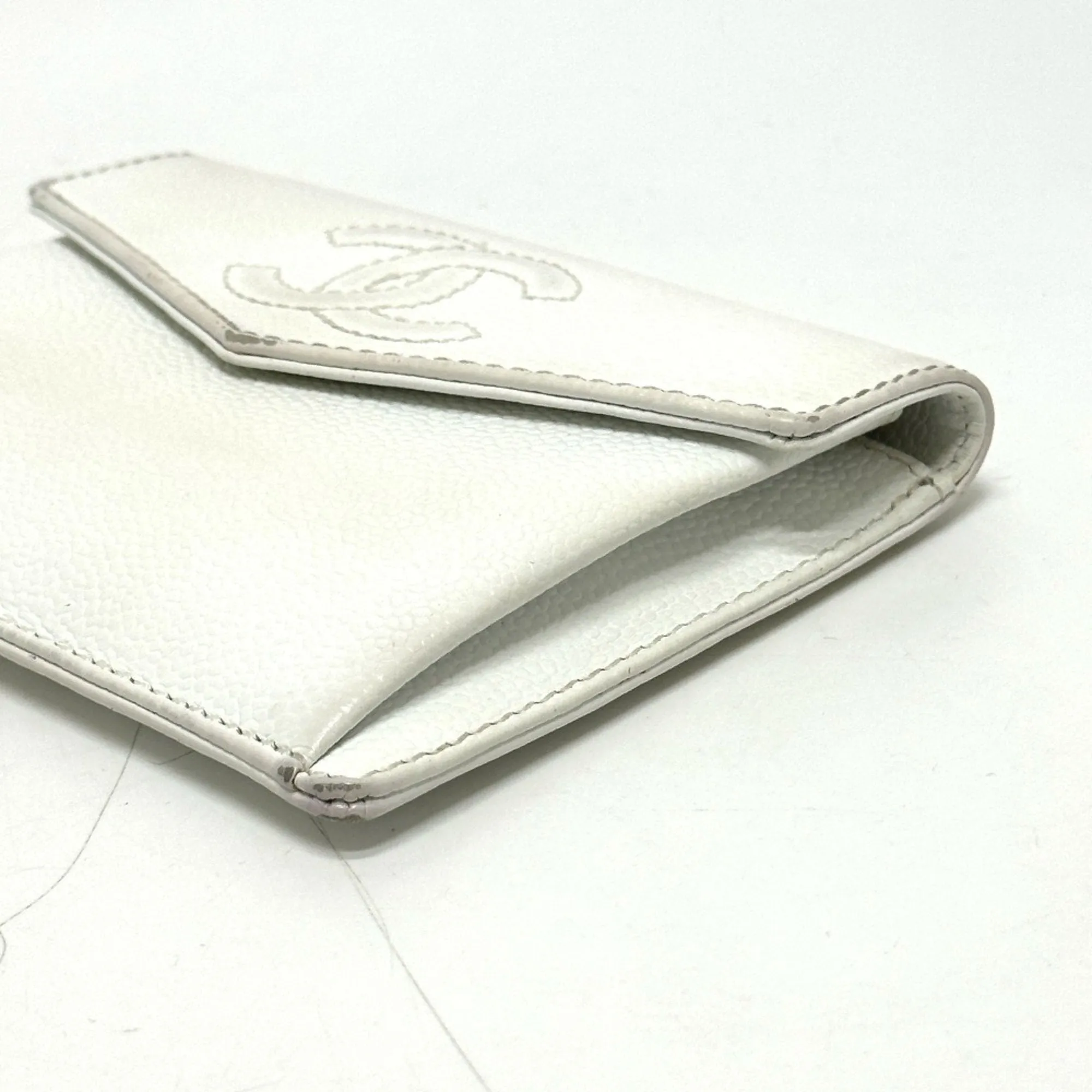 Chanel Grained Calfskin Wallet (Bi-Fold) (Pre-Owned)