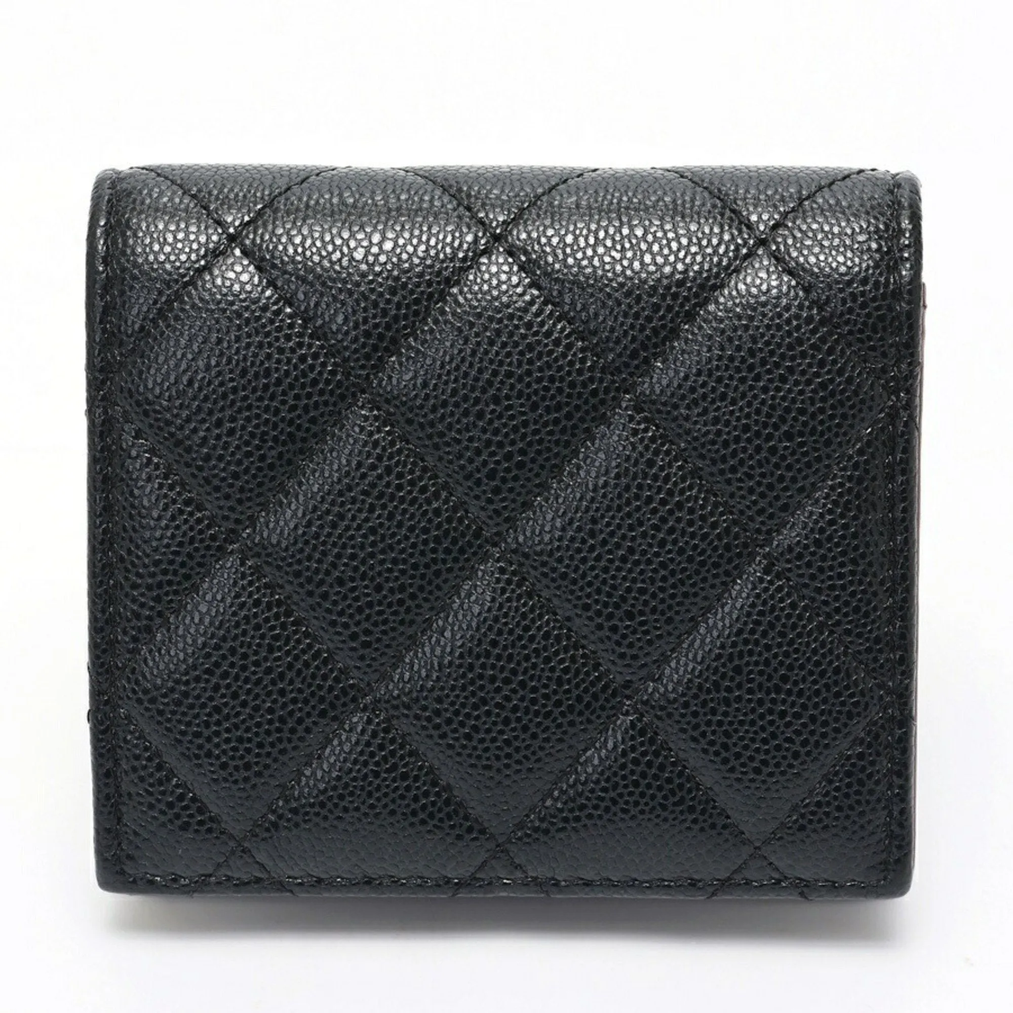 Chanel Grained Calfskin Wallet (Bi-Fold) (Pre-Owned)