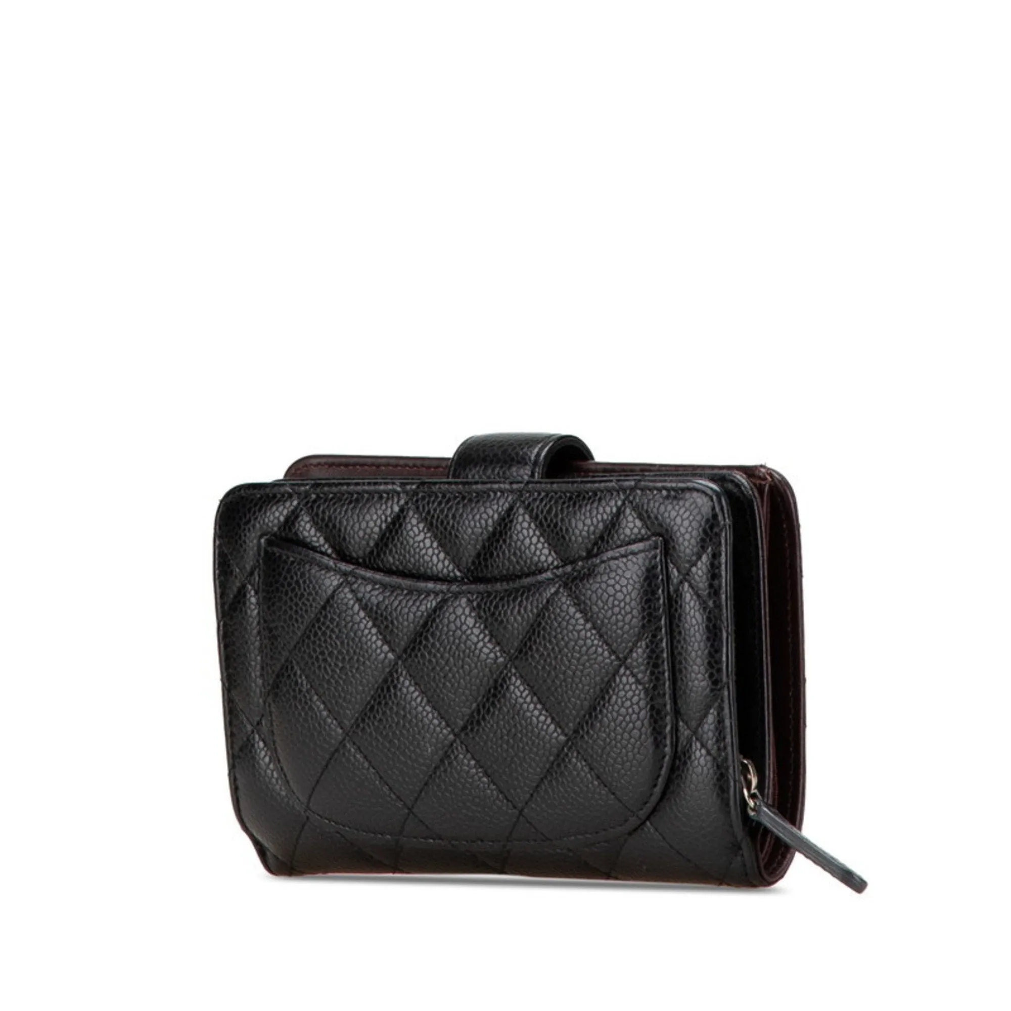 Chanel Grained Calfskin Wallet (Bi-Fold) (Pre-Owned)