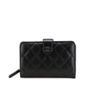 Chanel Grained Calfskin Wallet (Bi-Fold) (Pre-Owned)