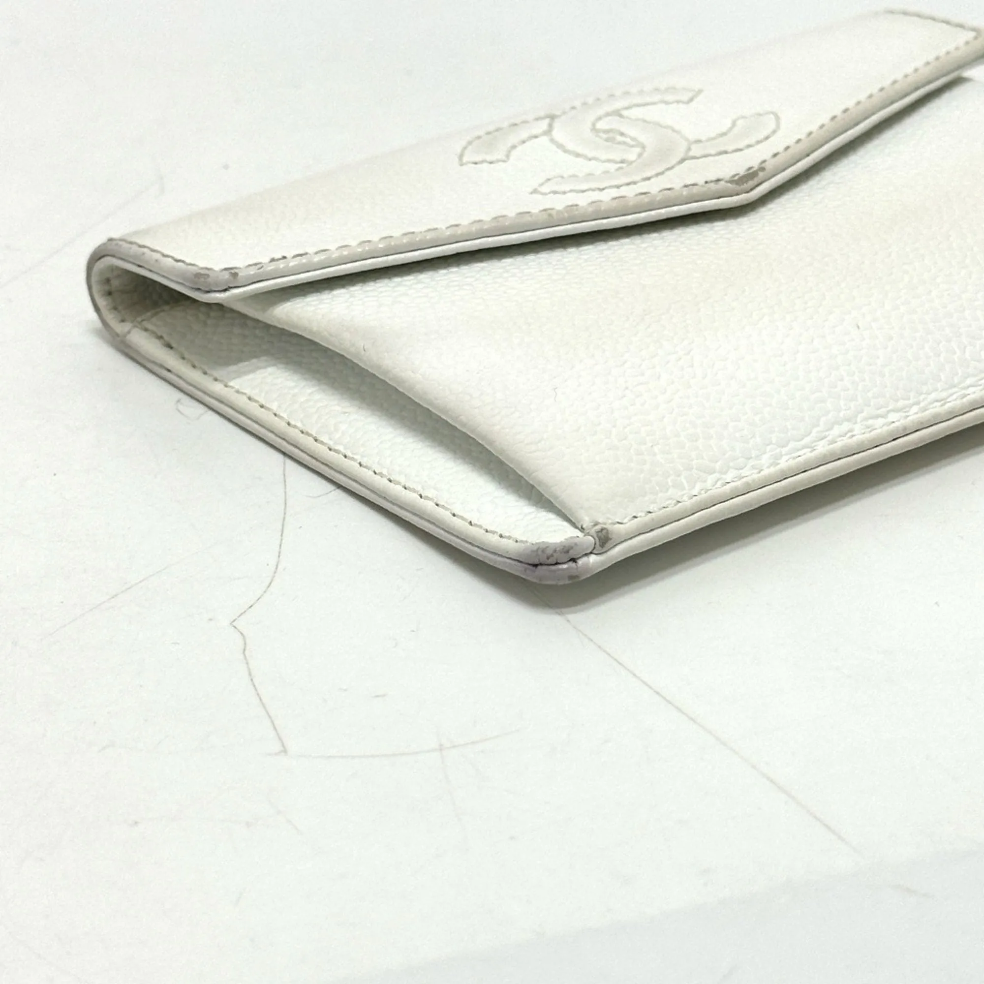 Chanel Grained Calfskin Wallet (Bi-Fold) (Pre-Owned)