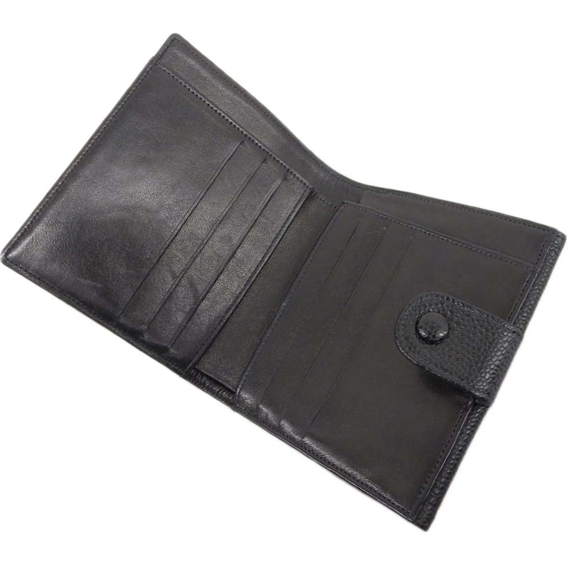 Chanel Grained Calfskin Wallet (Bi-Fold) (Pre-Owned)