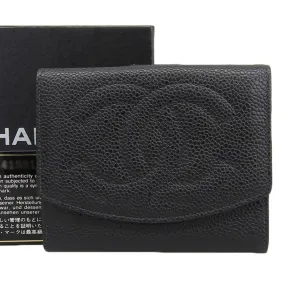 Chanel Grained Calfskin Wallet (Bi-Fold) (Pre-Owned)