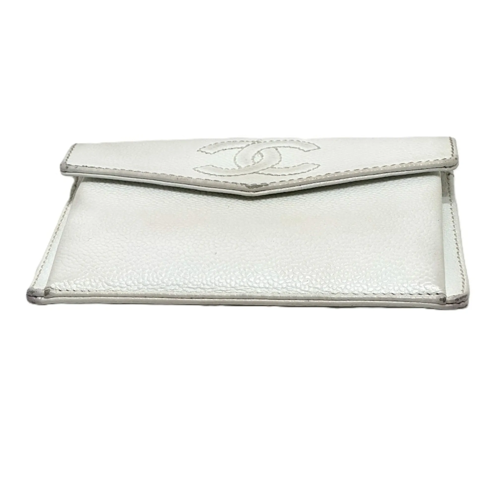 Chanel Grained Calfskin Wallet (Bi-Fold) (Pre-Owned)