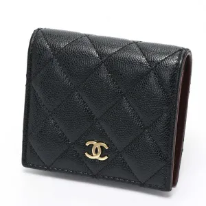 Chanel Grained Calfskin Wallet (Bi-Fold) (Pre-Owned)