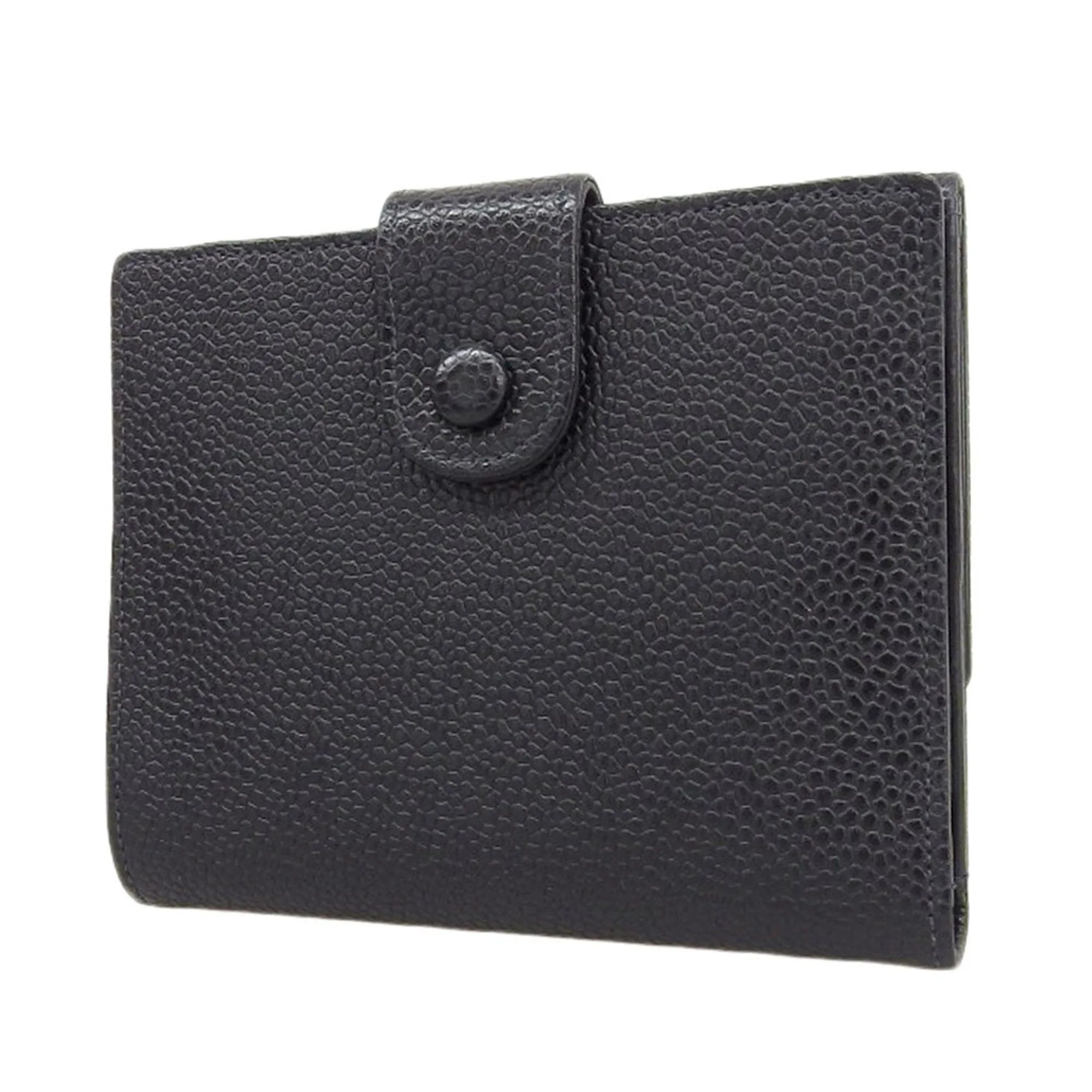 Chanel Grained Calfskin Wallet (Bi-Fold) (Pre-Owned)