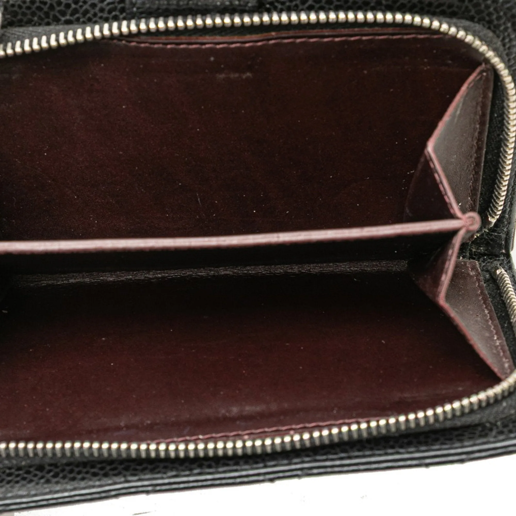 Chanel Grained Calfskin Wallet (Bi-Fold) (Pre-Owned)