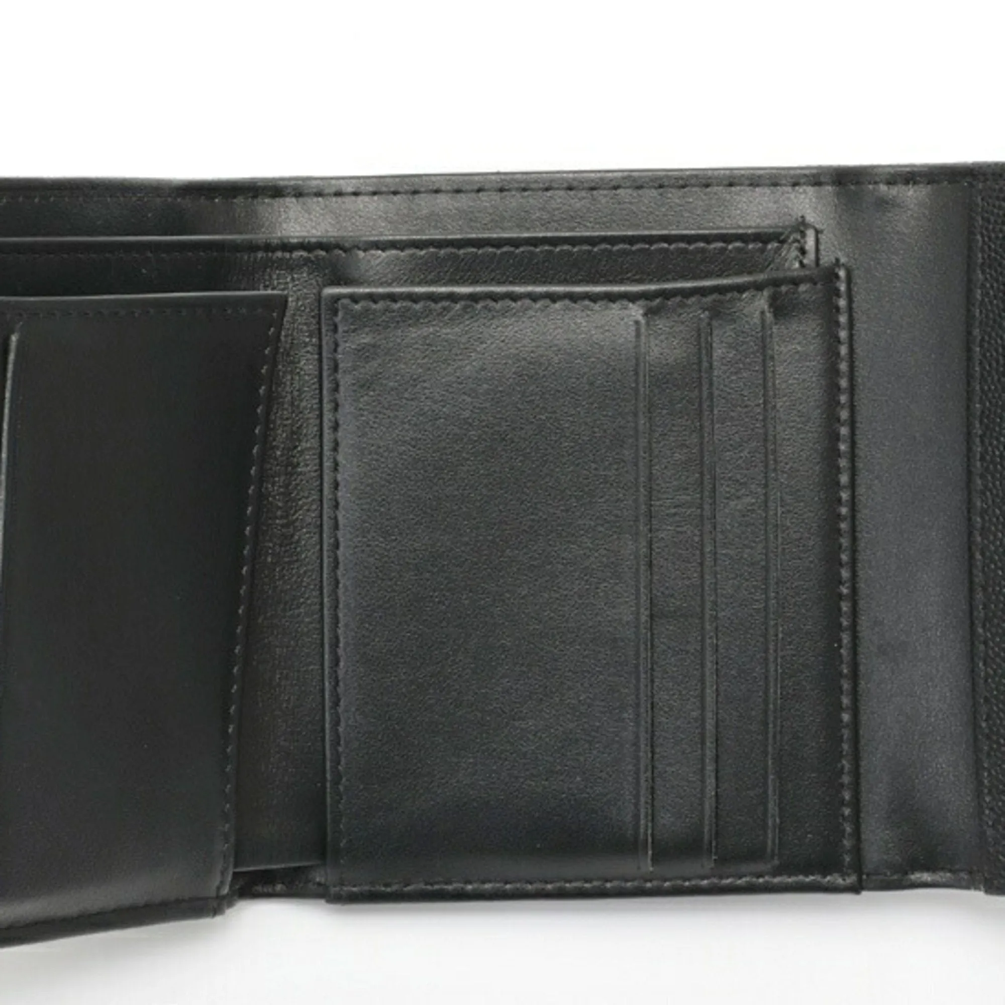 Chanel Grained Calfskin Wallet (Tri-Fold) (Pre-Owned)
