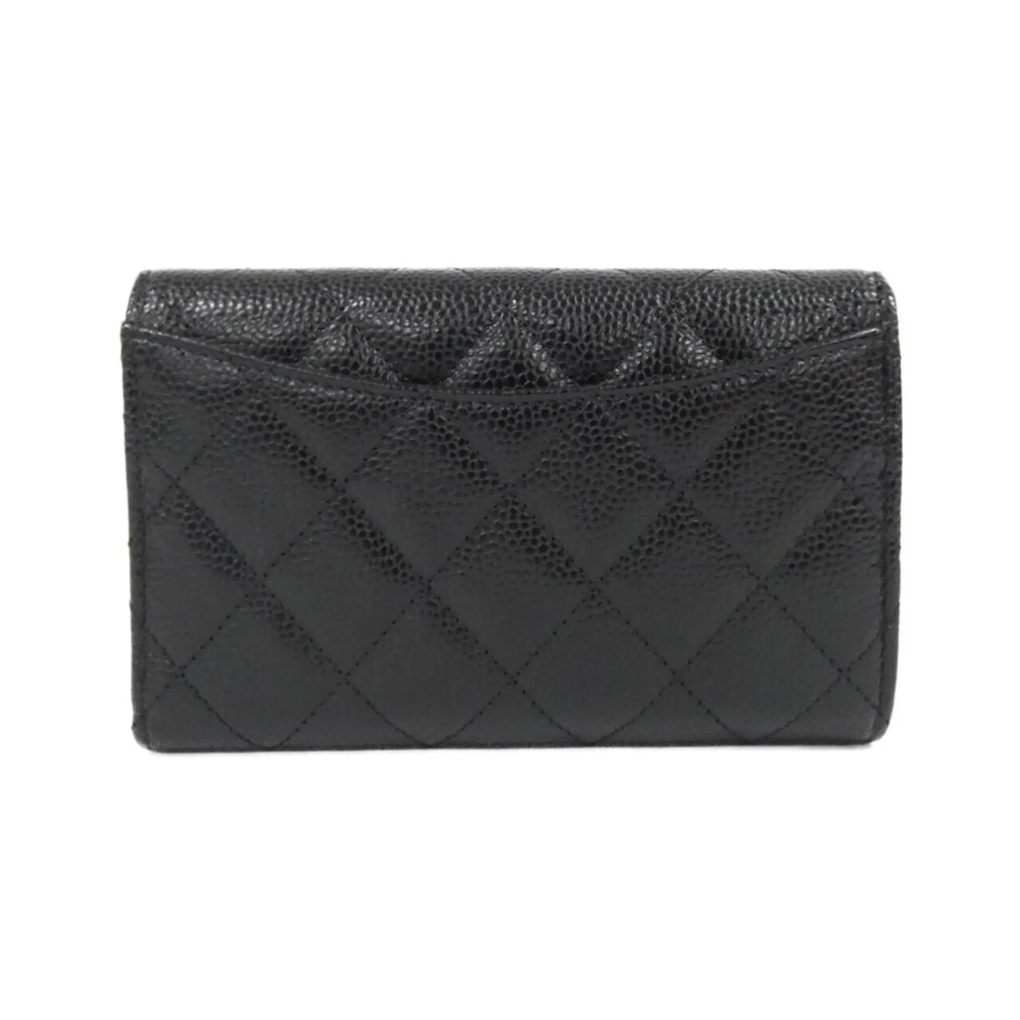 Chanel  Grained Calfskin Wallet (Tri-Fold) (Pre-Owned)