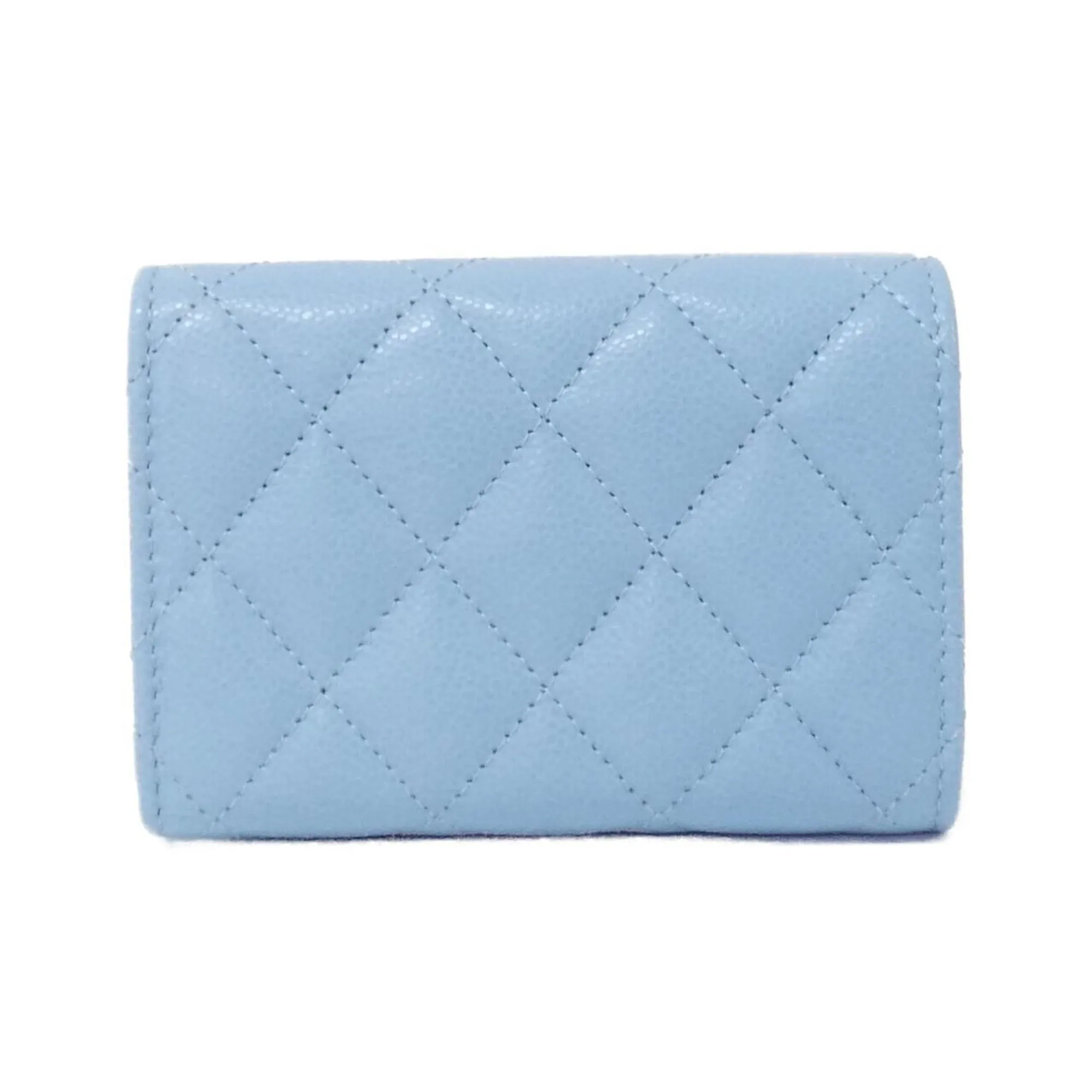 Chanel Grained Calfskin Wallet (Tri-Fold) (Pre-Owned)