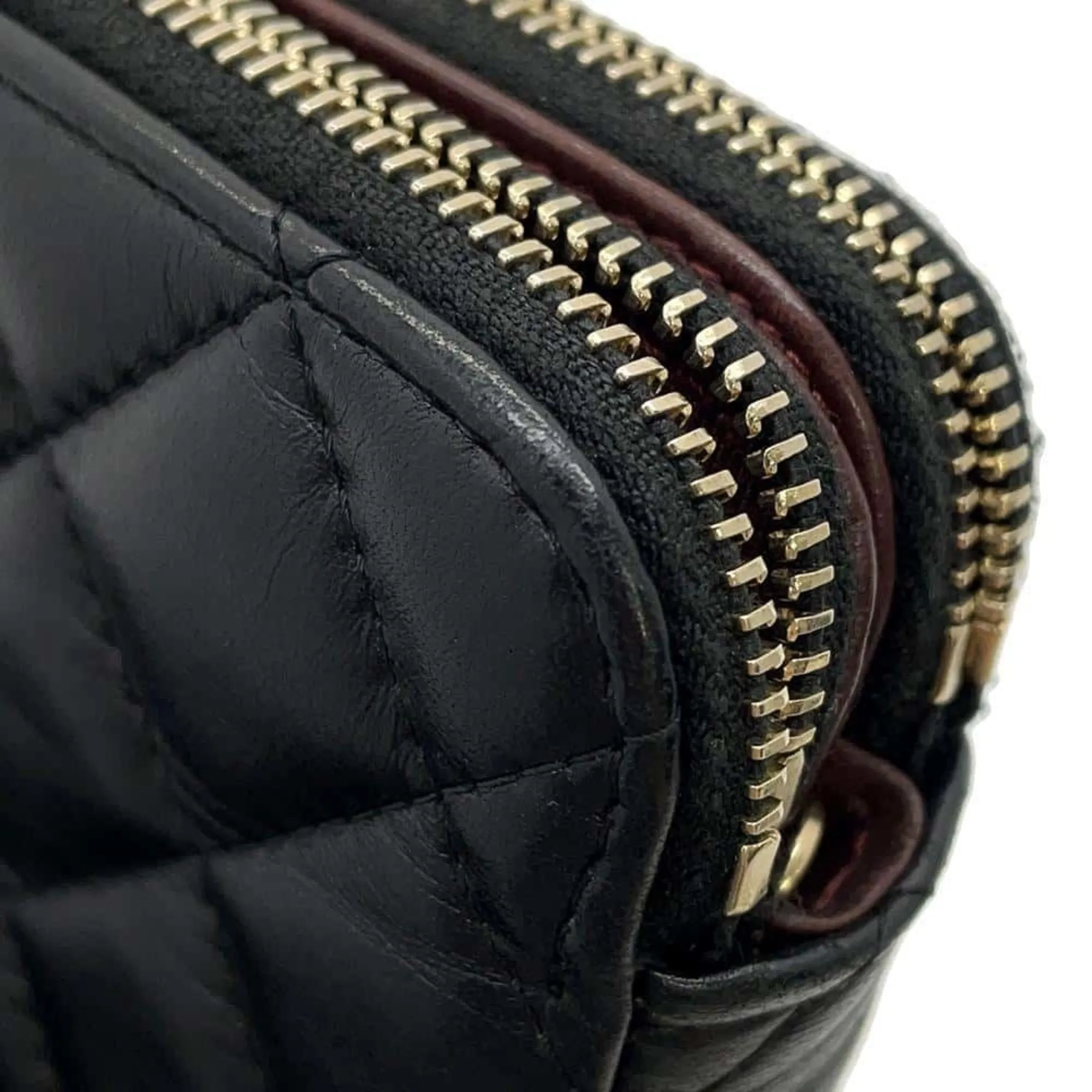 Chanel Leather Chain/Shoulder Wallet (Pre-Owned)