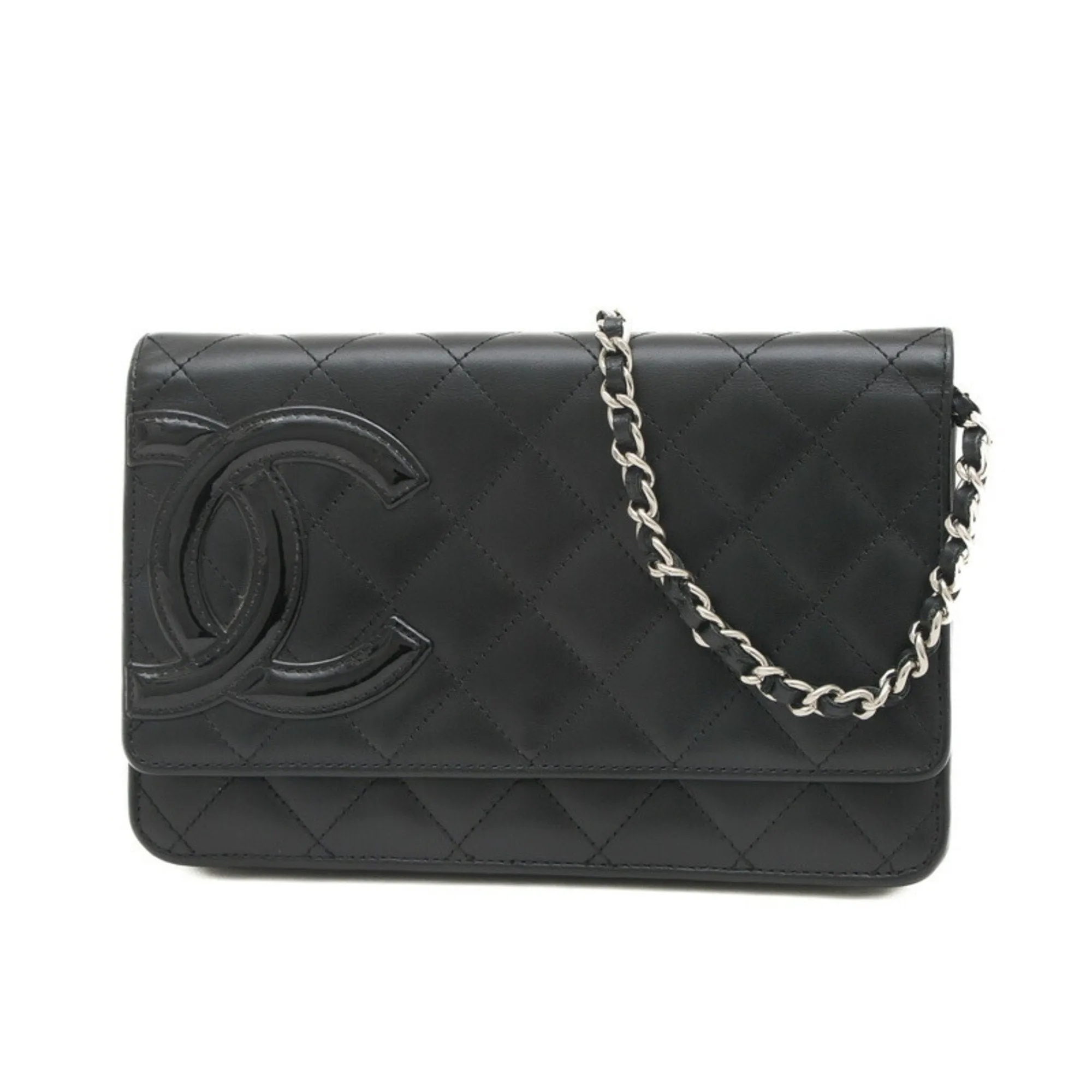 Chanel Leather Chain/Shoulder Wallet (Pre-Owned)