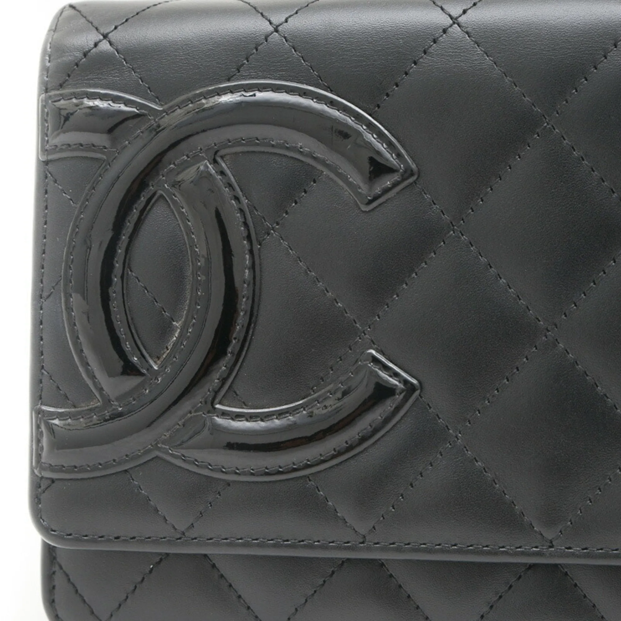 Chanel Leather Chain/Shoulder Wallet (Pre-Owned)