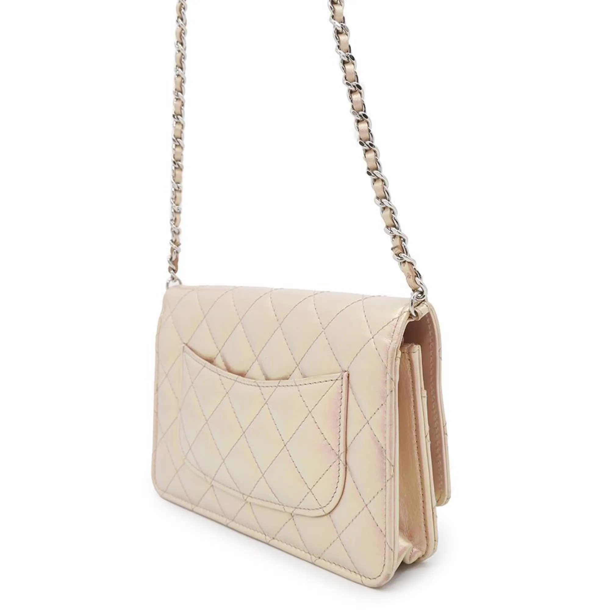 Chanel Leather Chain/Shoulder Wallet (Pre-Owned)