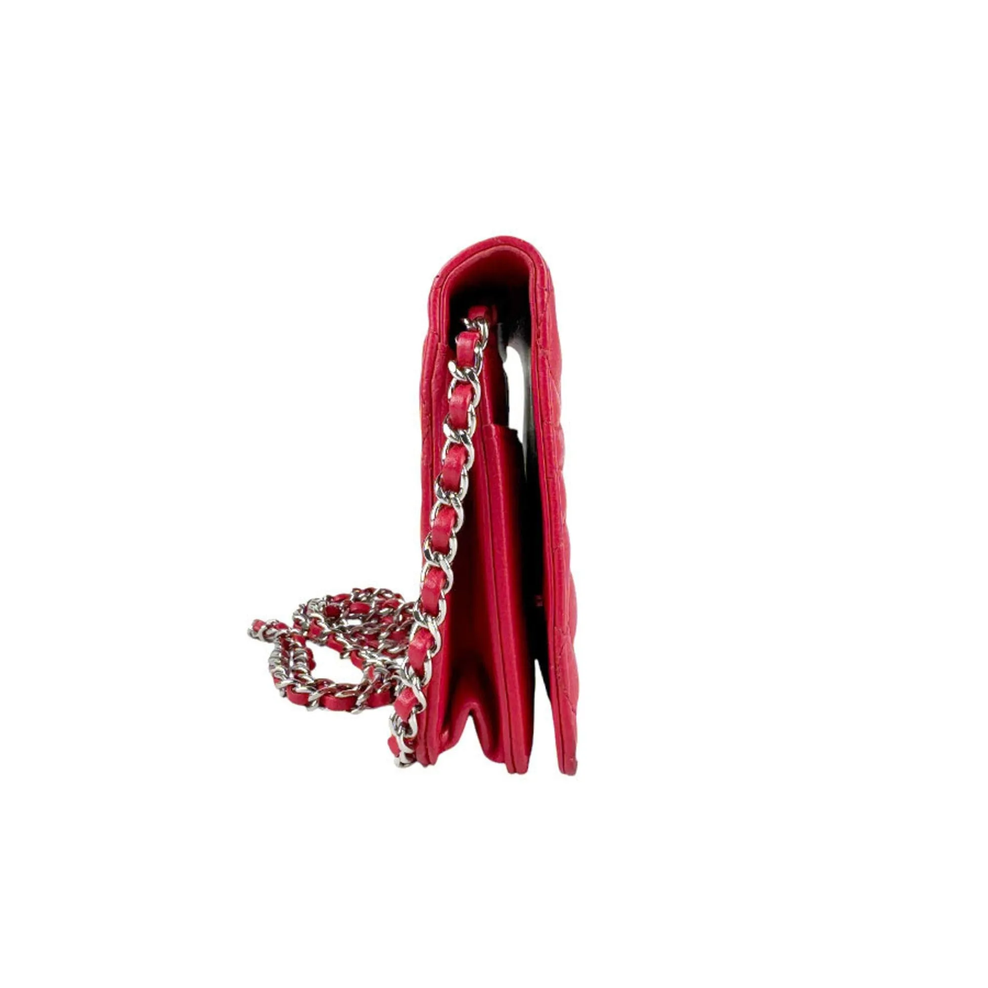Chanel Leather Chain/Shoulder Wallet (Pre-Owned)