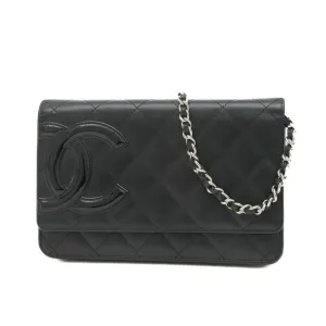 Chanel Leather Chain/Shoulder Wallet (Pre-Owned)