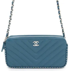 Chanel Leather Chain/Shoulder Wallet (Pre-Owned)