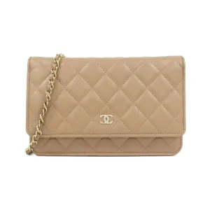 Chanel Leather Chain/Shoulder Wallet (Pre-Owned)