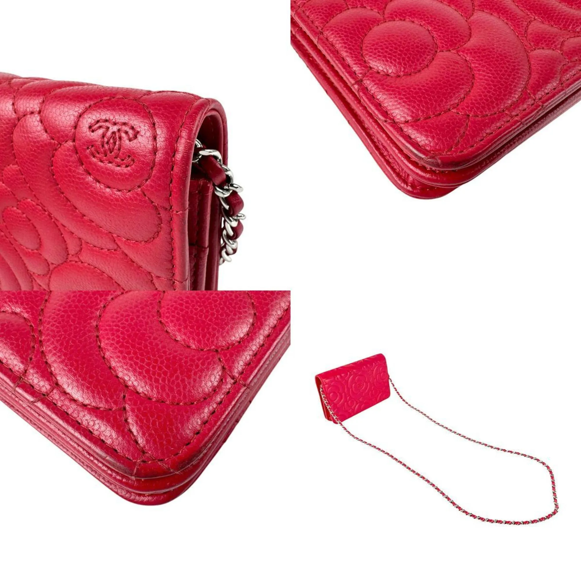 Chanel Leather Chain/Shoulder Wallet (Pre-Owned)