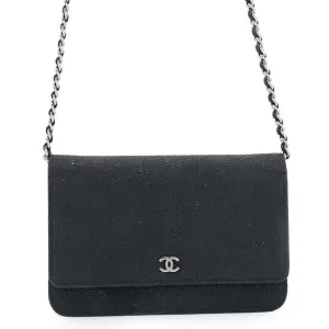 Chanel Leather Chain/Shoulder Wallet (Pre-Owned)