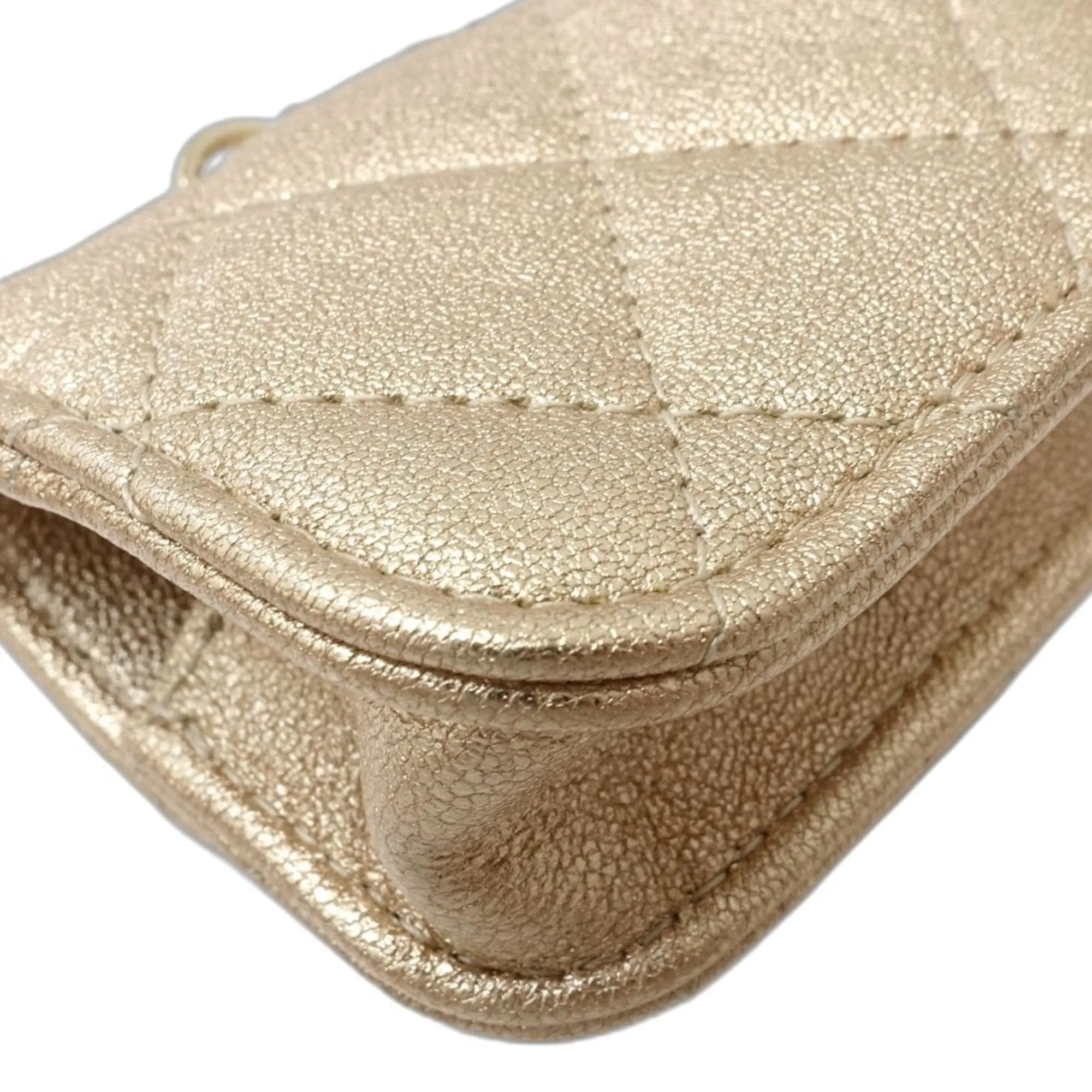 Chanel Leather Coin Purse/Coin Case (Pre-Owned)