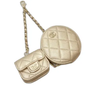 Chanel Leather Coin Purse/Coin Case (Pre-Owned)