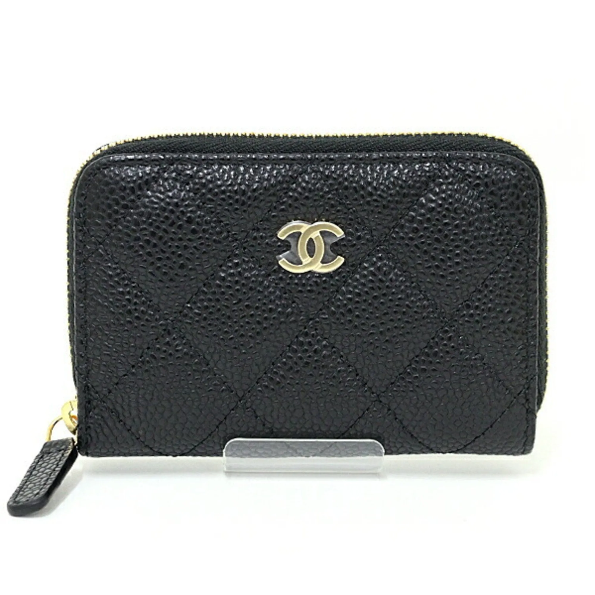 Chanel Leather Coin Purse/Coin Case (Pre-Owned)