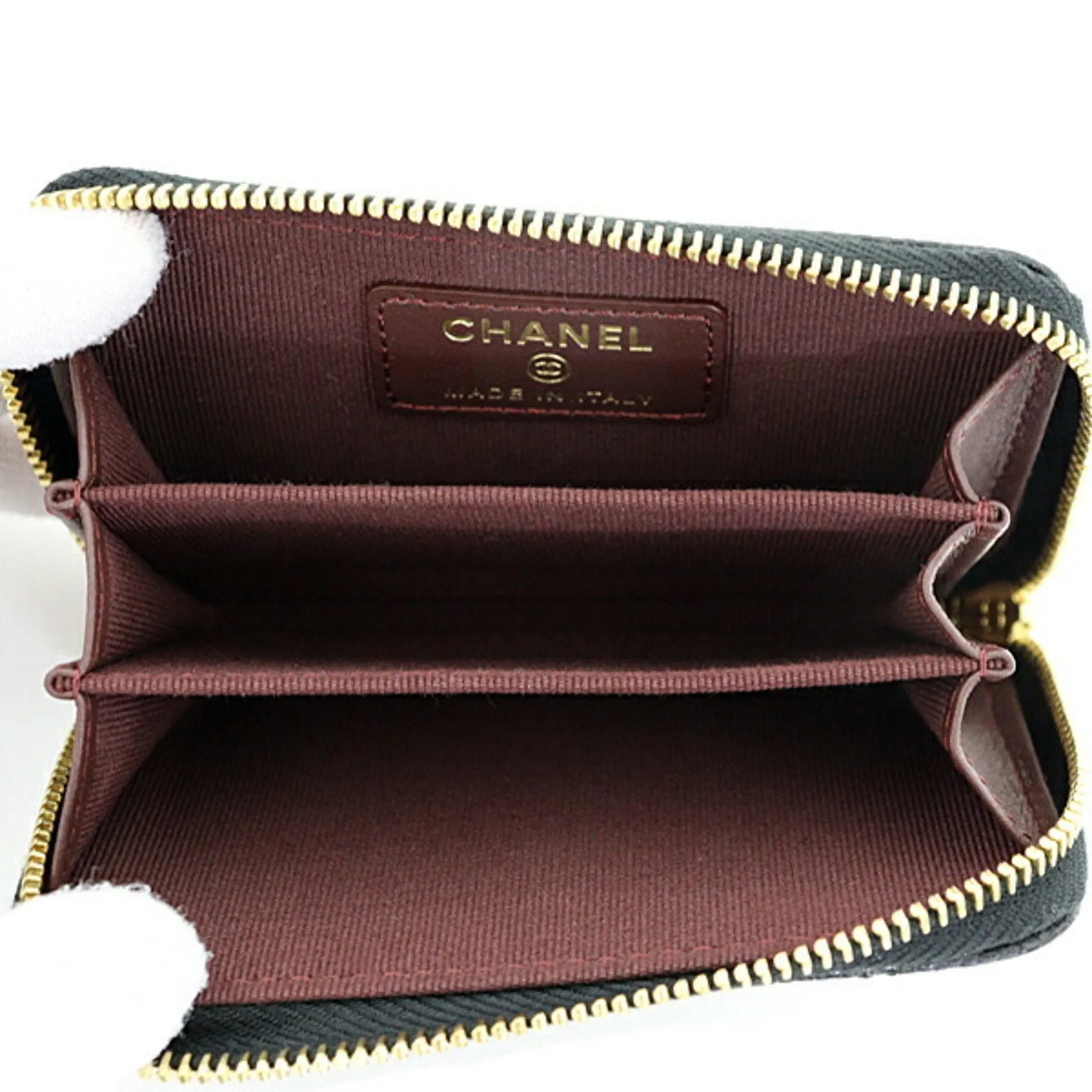 Chanel Leather Coin Purse/Coin Case (Pre-Owned)