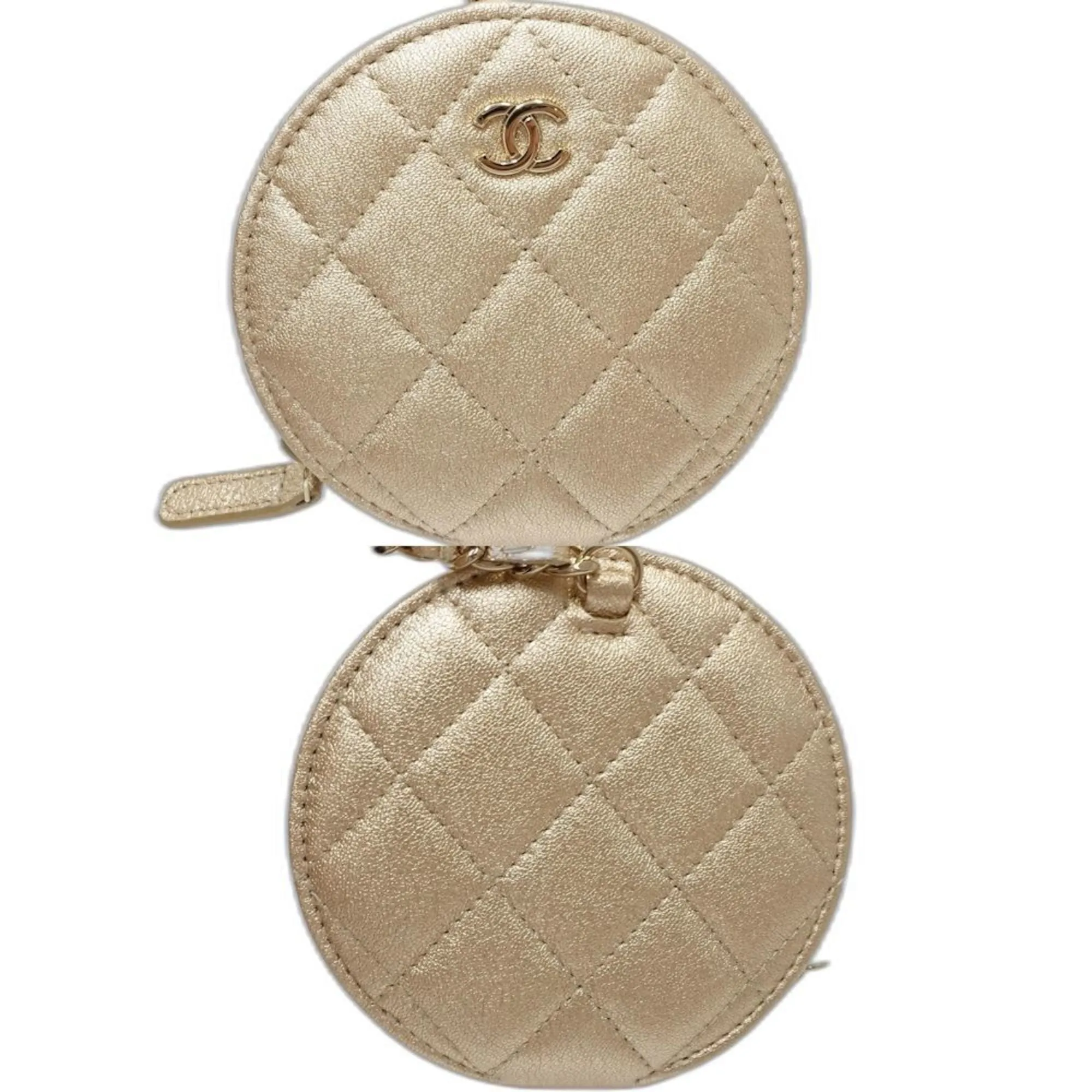 Chanel Leather Coin Purse/Coin Case (Pre-Owned)