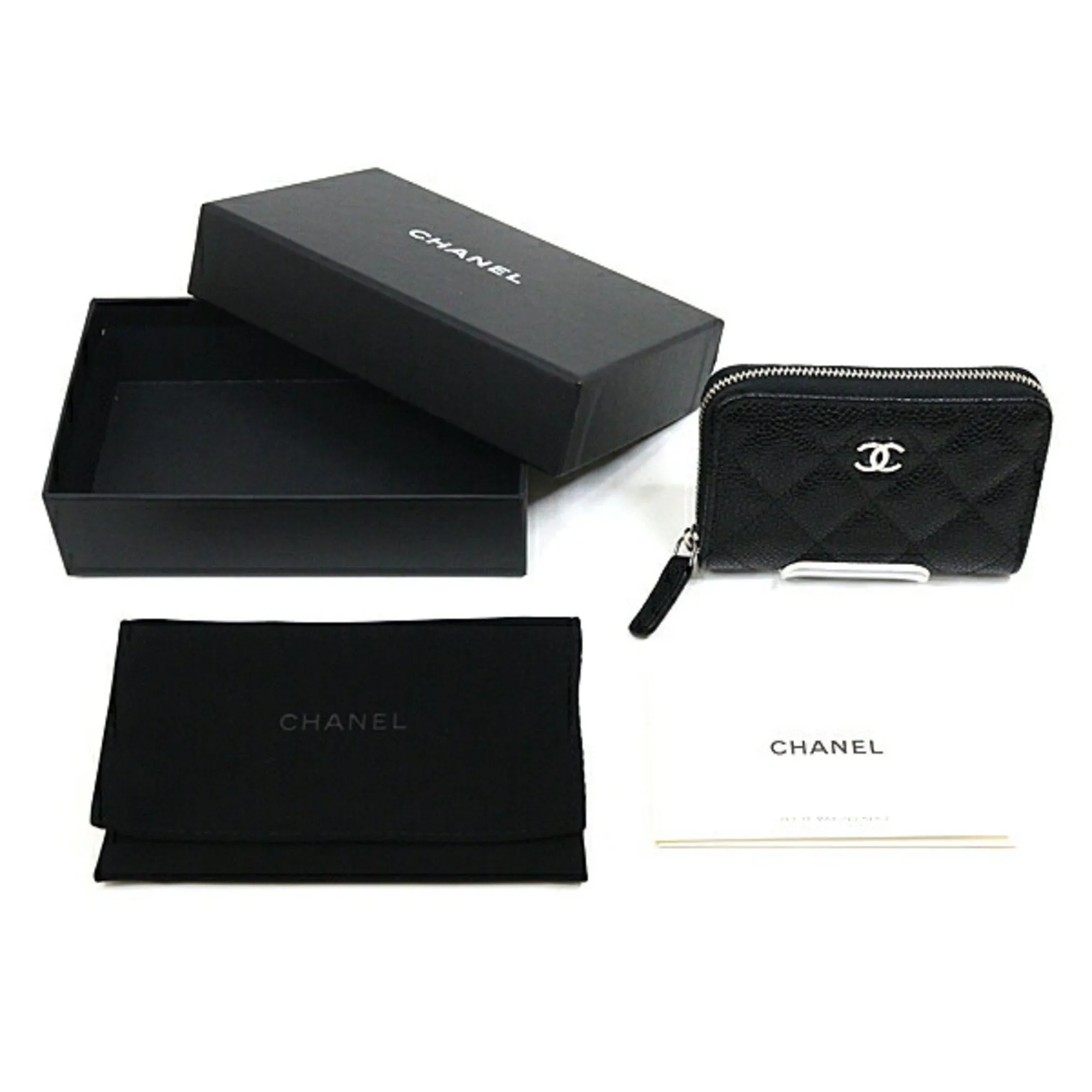 Chanel Leather Coin Purse/Coin Case (Pre-Owned)