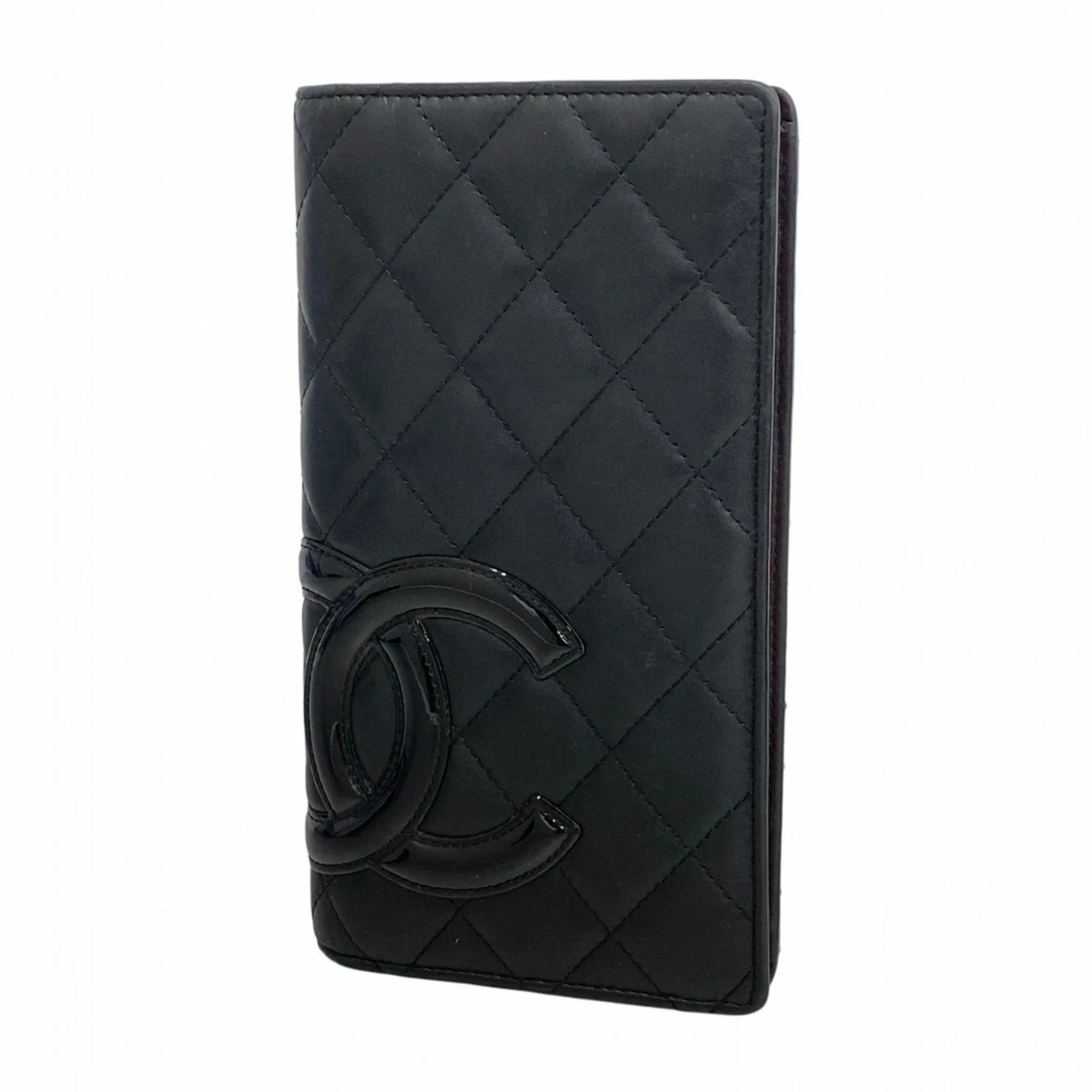 Chanel Leather Long Wallet (Bi-Fold) (Pre-Owned)