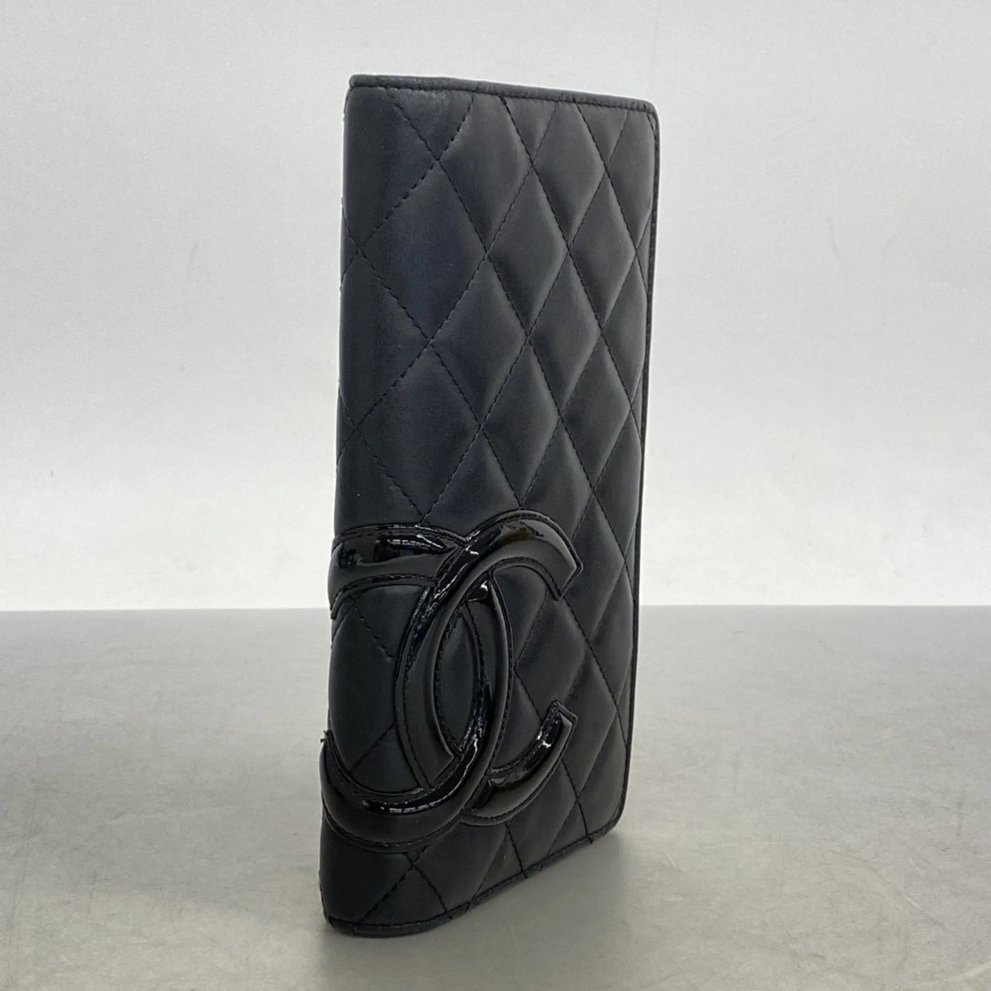 Chanel Leather Long Wallet (Bi-Fold) (Pre-Owned)