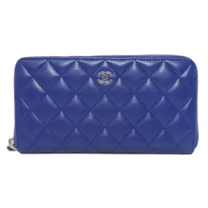 Chanel Leather Long Wallet (Bi-Fold) (Pre-Owned)