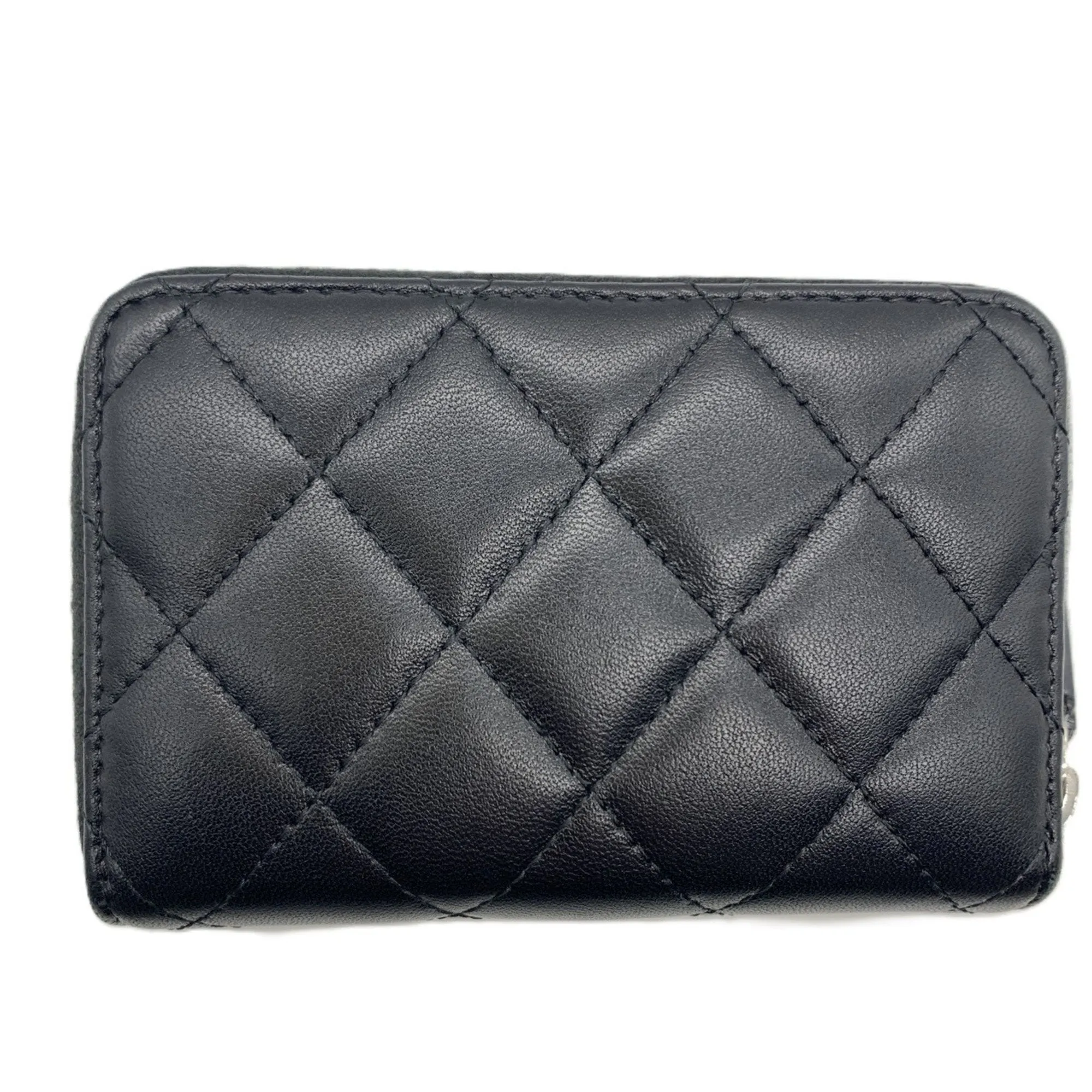 Chanel Leather Long Wallet (Bi-Fold) (Pre-Owned)