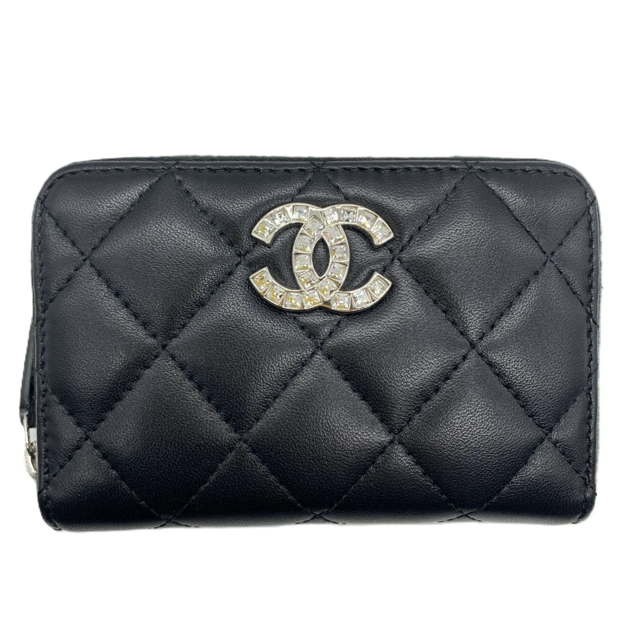 Chanel Leather Long Wallet (Bi-Fold) (Pre-Owned)