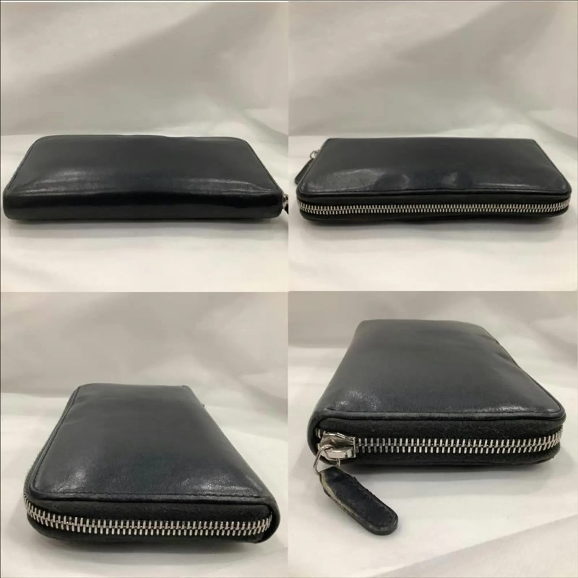 Chanel Leather Long Wallet (Bi-Fold) (Pre-Owned)