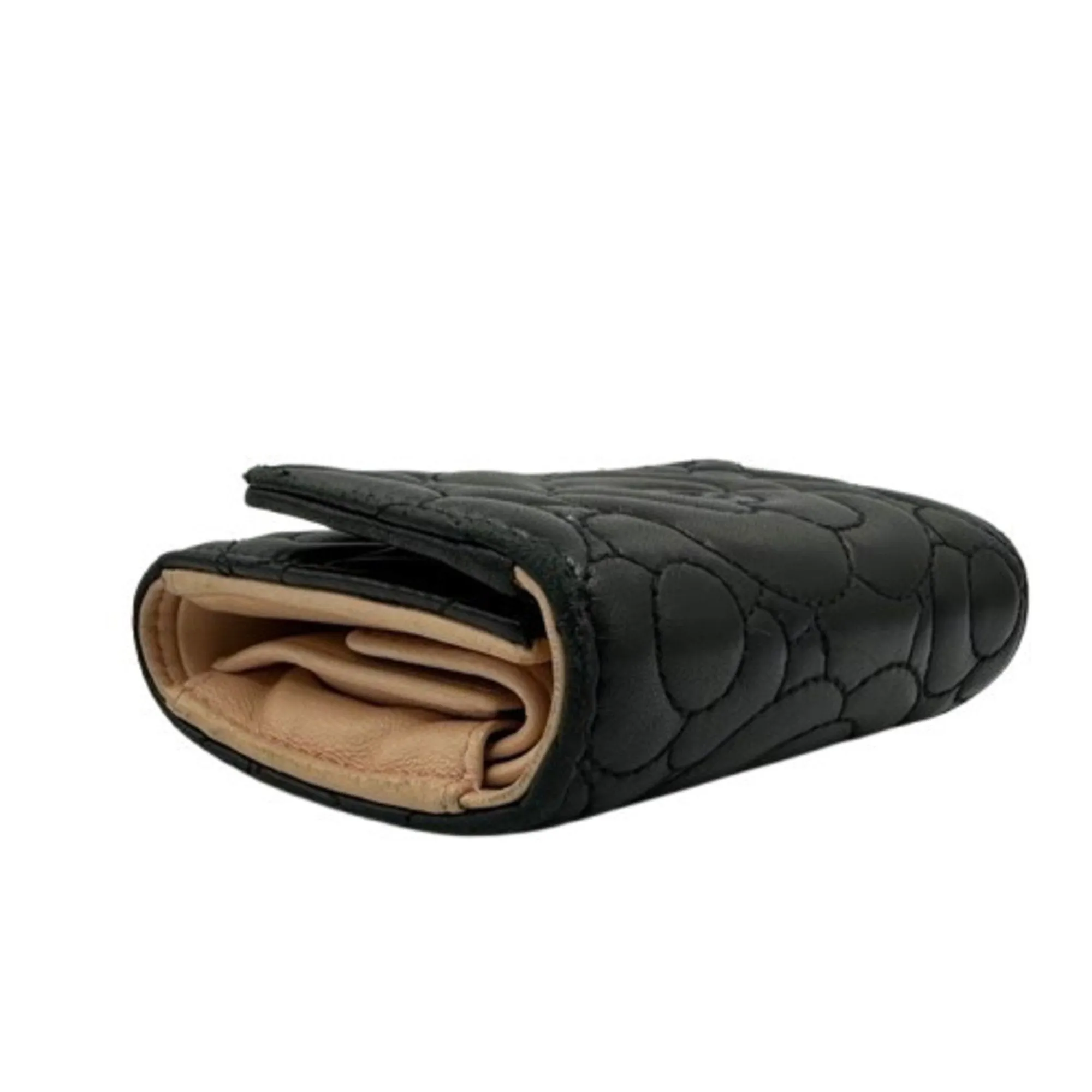 Chanel Leather Wallet (Tri-Fold) (Pre-Owned)