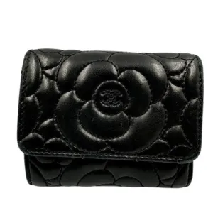 Chanel Leather Wallet (Tri-Fold) (Pre-Owned)