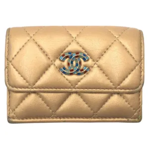 Chanel Leather Wallet (Tri-Fold) (Pre-Owned)