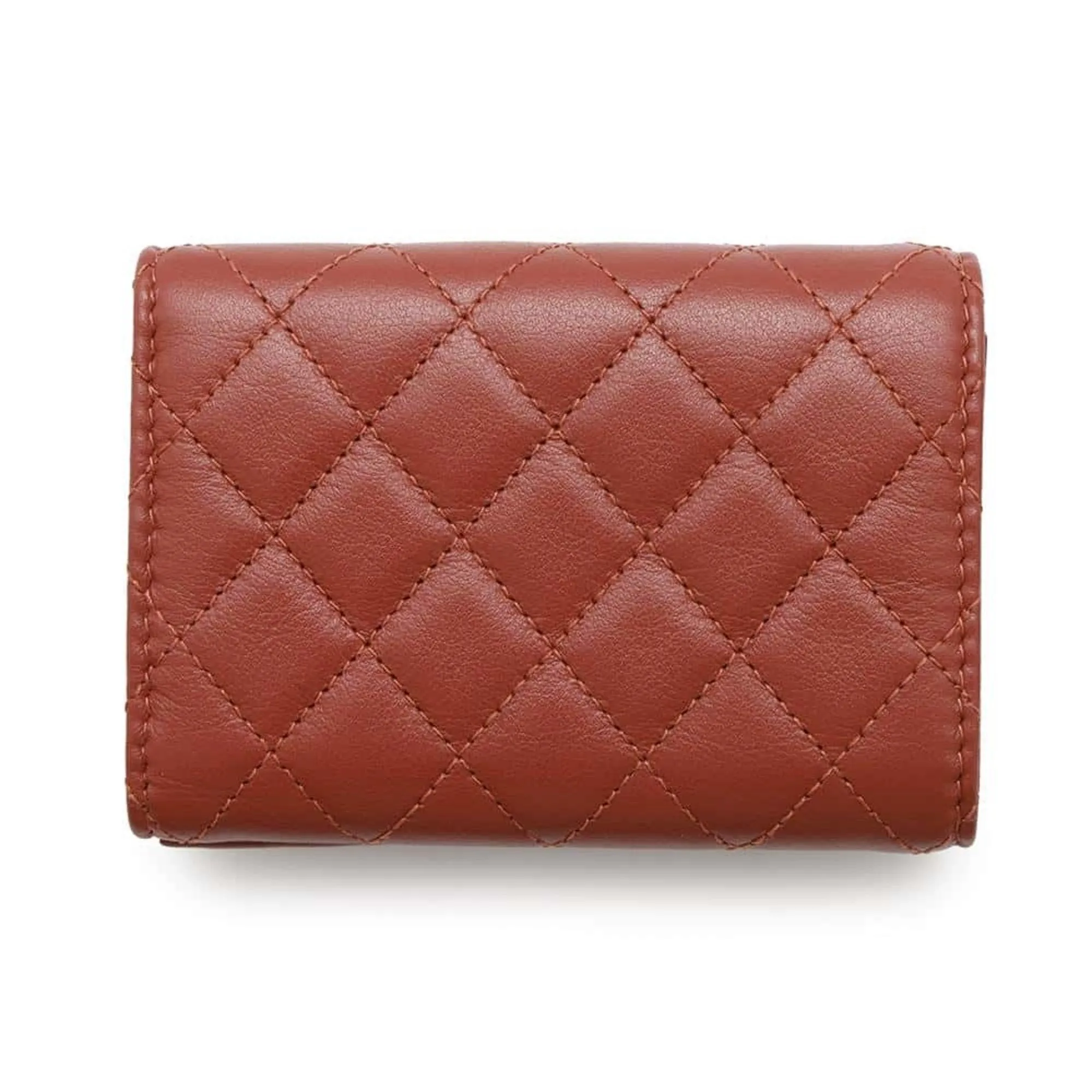 Chanel Leather Wallet (Tri-Fold) (Pre-Owned)