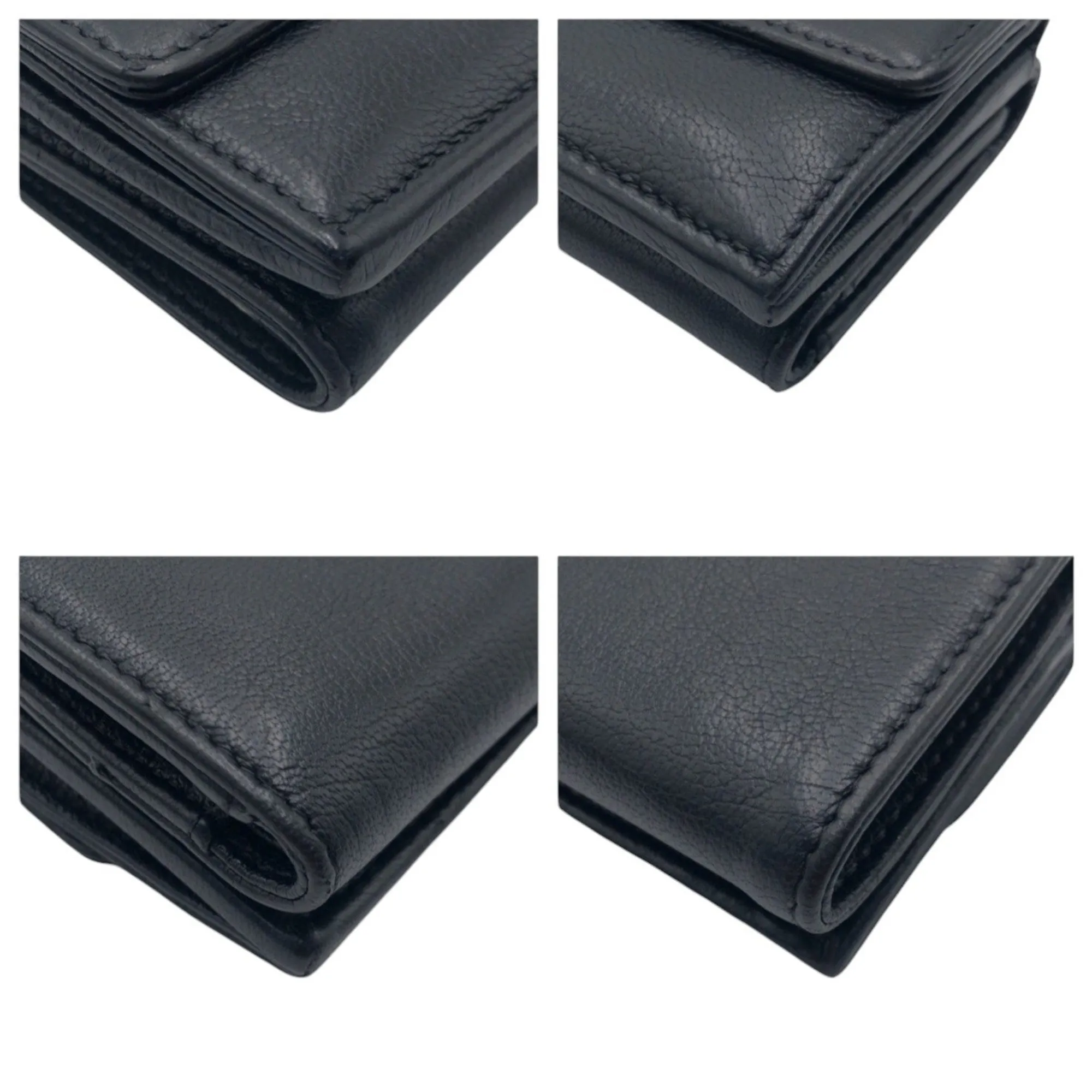 Chanel  Leather Wallet (Tri-Fold) (Pre-Owned)