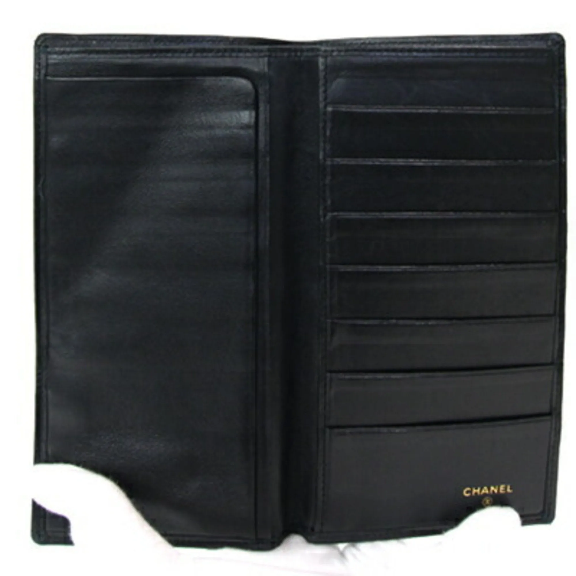 Chanel multi Leather Long Bill Wallet (Bi-Fold) (Pre-Owned)