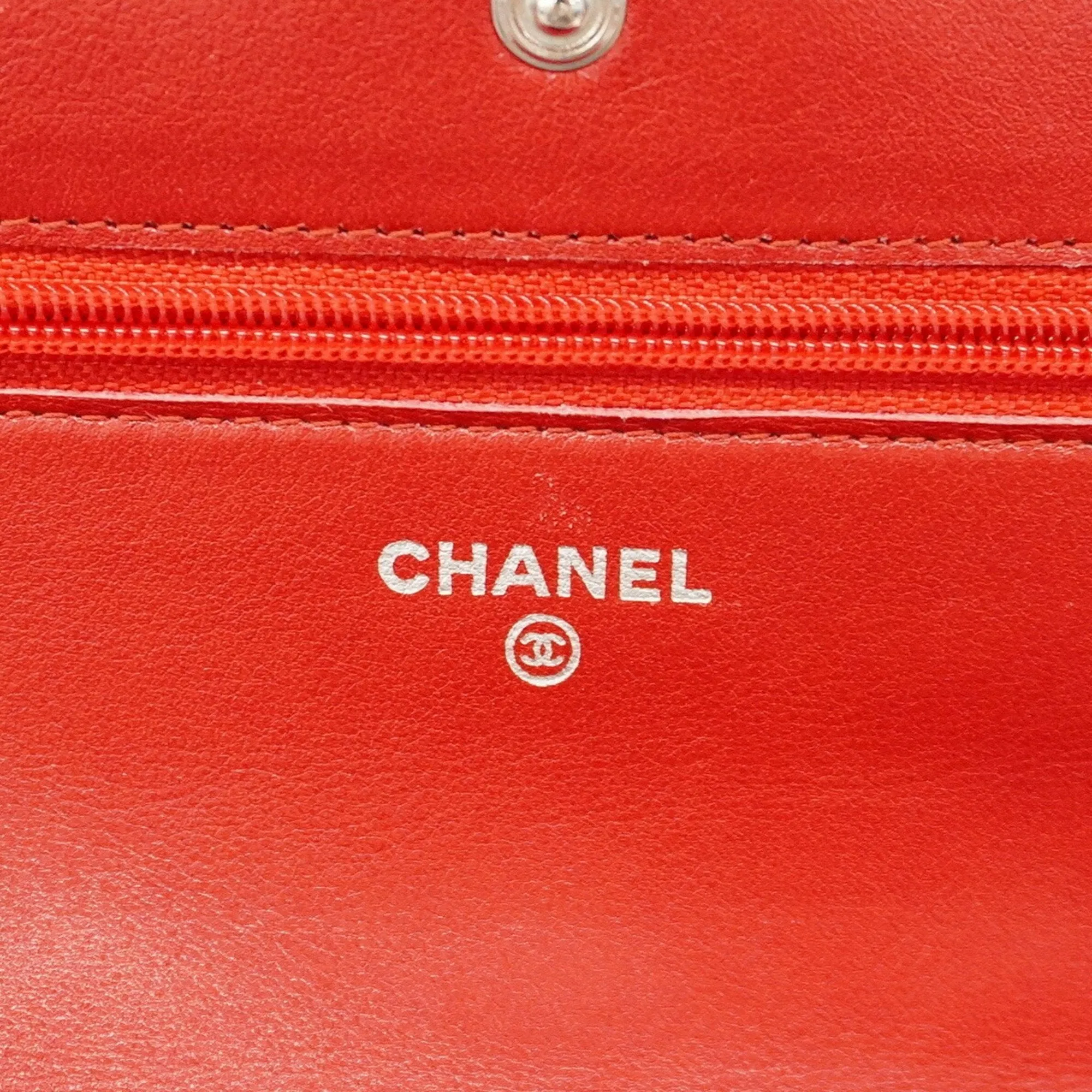 Chanel Patent Leather Chain/Shoulder Wallet (Pre-Owned)