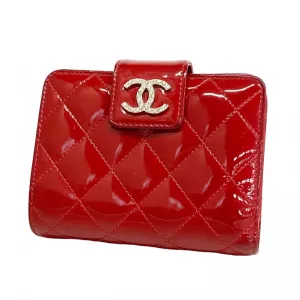 Chanel Patent Leather Wallet (Bi-Fold) (Pre-Owned)