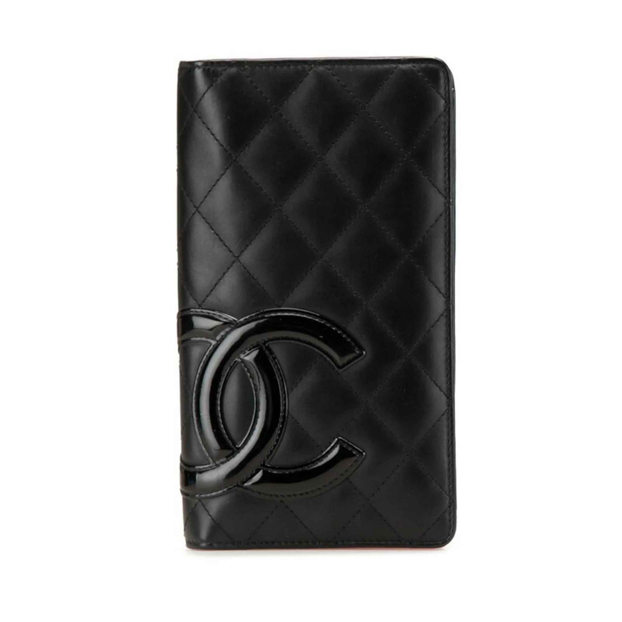Chanel pink Leather Long Wallet (Bi-Fold) (Pre-Owned)