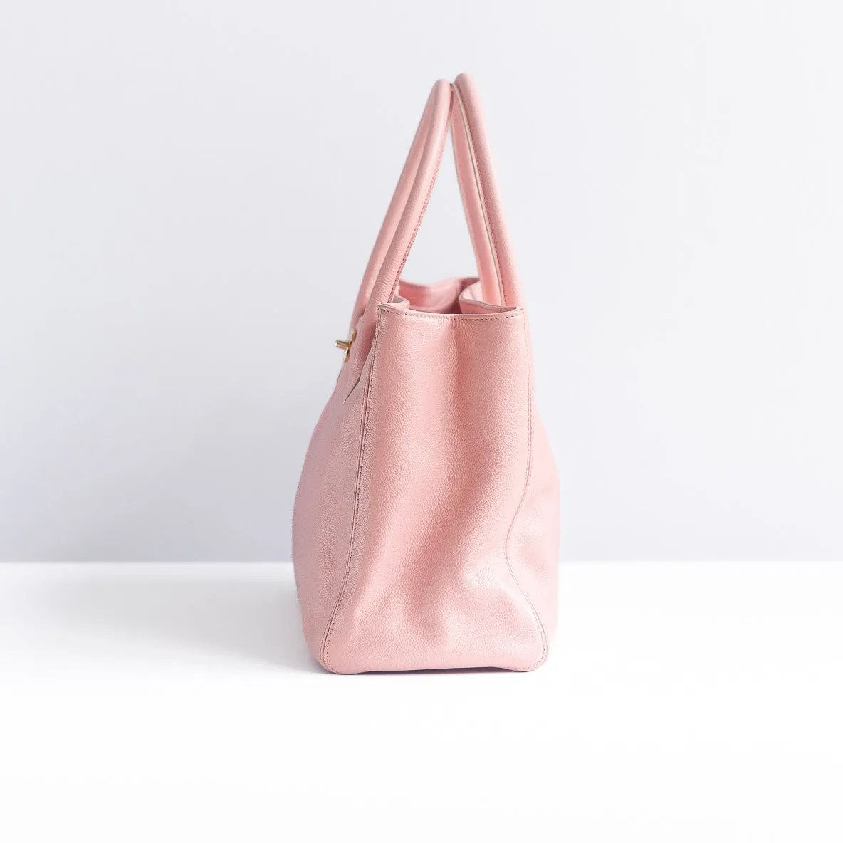 CHANEL - TOTE BAG PINK LEATHER WITH STRAP