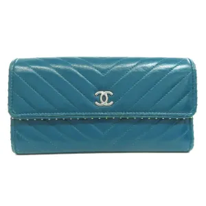 Chanel V-Stich Leather Wallet (Pre-Owned)
