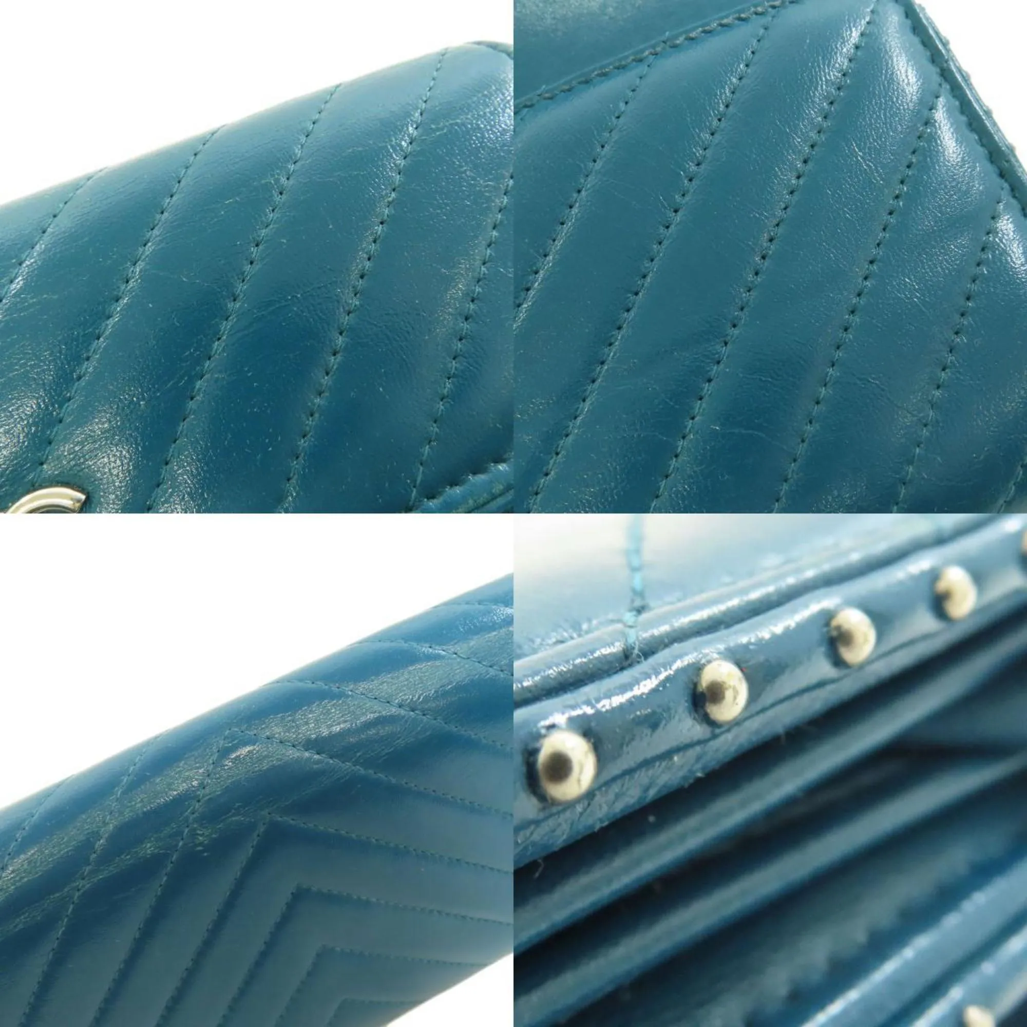 Chanel V-Stich Leather Wallet (Pre-Owned)