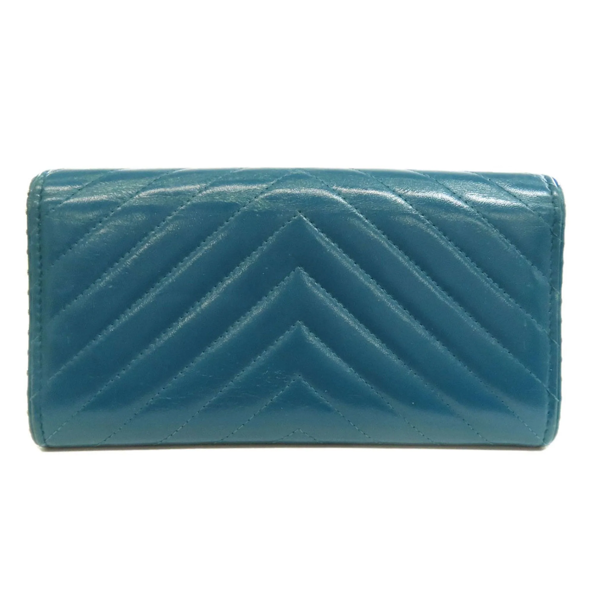 Chanel V-Stich Leather Wallet (Pre-Owned)